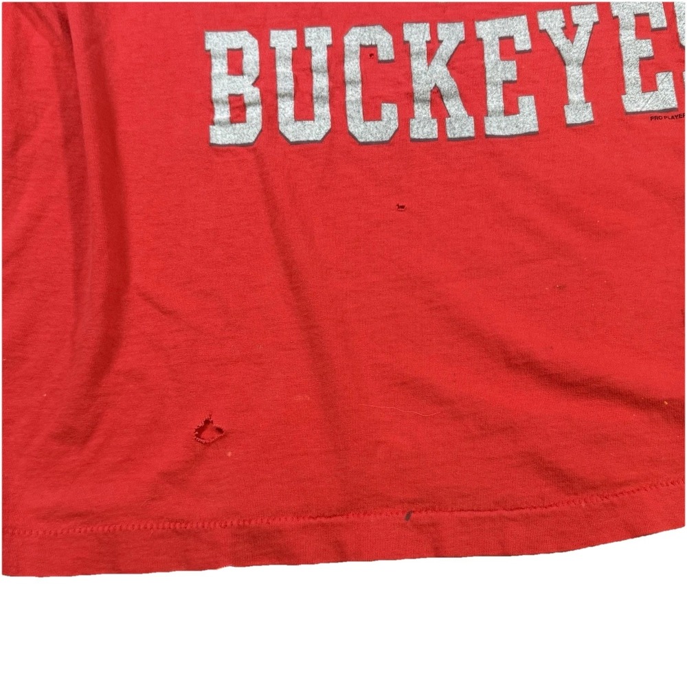 Vintage 1996 Ohio State Buckeyes Shirt XL Pro Player Graphic Tee Single Stitch‎ - Picture 4 of 8